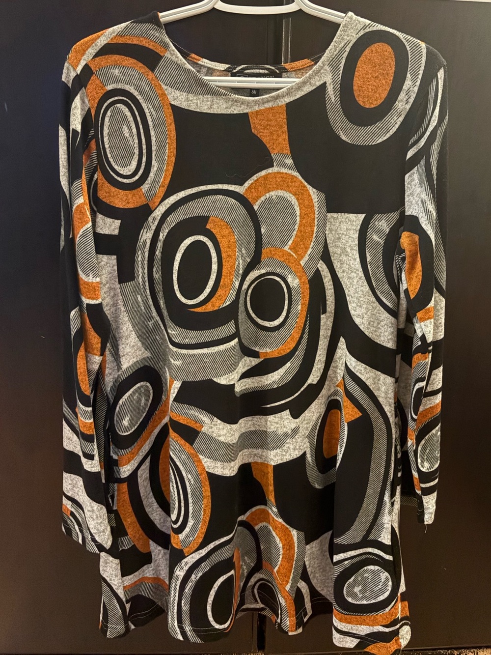 Orange Fashion Village tunic